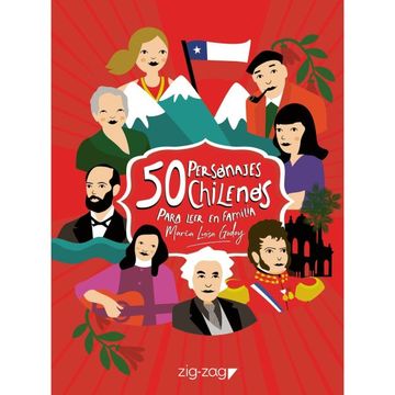 portada 50 PERSONAJES CHILENOS PARA LEER EN FAMILIA (in Spanish)