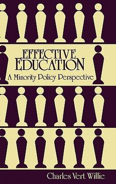 portada effective education: a minority policy perspective (en Inglés)