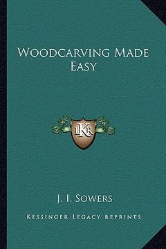 portada woodcarving made easy (in English)