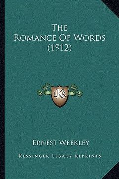 portada the romance of words (1912)