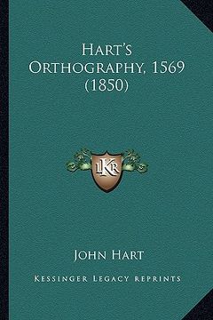 portada hart's orthography, 1569 (1850) (in English)