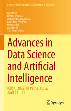 portada Advances in Data Science and Artificial Intelligence: Icdsai 2022, Iit Patna, India, April 23 - 24 (en Inglés)