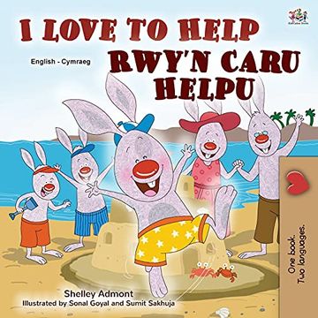 portada I Love to Help (English Welsh Bilingual Book for Kids) (English Welsh Bilingual Collection) (en Galés)