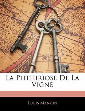 portada La Phthiriose De La Vigne (en Francés)