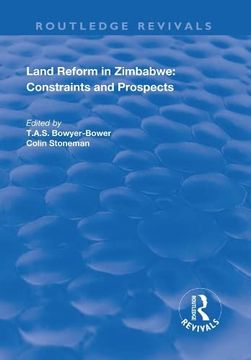 portada Land Reform in Zimbabwe: Constraints and Prospects (en Inglés)