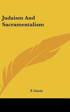 portada judaism and sacramentalism (en Inglés)