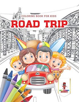 portada Road Trip: Coloring Book for Kids (en Inglés)