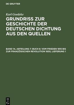 portada Buch 8: Vom Frieden 1815 bis zur Französischen Revolution 1830, Lieferung 1 (en Alemán)