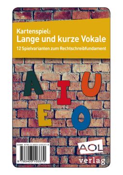 portada Kartenspiel: Lange und Kurze Vokale (en Alemán)