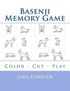 portada Basenji Memory Game: Color - Cut - Play