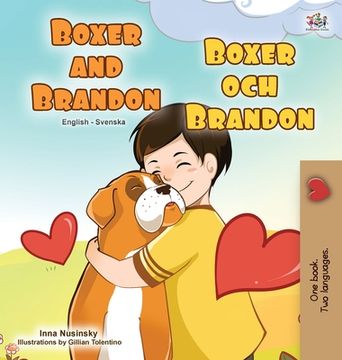 portada Boxer and Brandon (English Swedish Bilingual Book for Kids) (en Sueco)