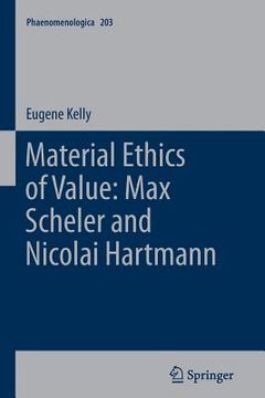 portada Material Ethics of Value: Max Scheler and Nicolai Hartmann (en Inglés)