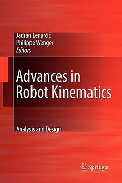 portada advances in robot kinematics: analysis and design (in English)