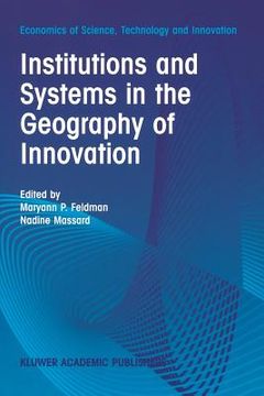 portada Institutions and Systems in the Geography of Innovation