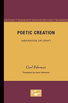 portada Poetic Creation: Inspiration or Craft (en Inglés)