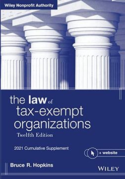 portada The law of Tax–Exempt Organizations: 2021 Cumulative Supplement + Website 