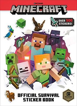 portada Minecraft Official Survival Sticker Book (Minecraft) (en Inglés)