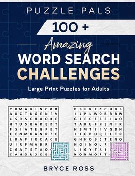 portada 100+ Amazing Word Search Challenges: Large Print Puzzles For Adults (en Inglés)