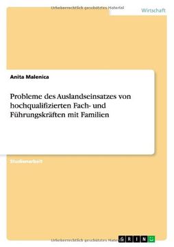 portada Probleme des Auslandseinsatzes von hochqualifizierten Fach- und Führungskräften mit Familien (German Edition)