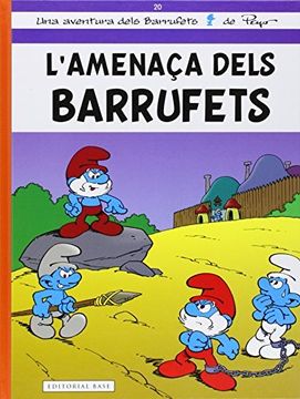 portada L'amenaça Dels Barrufets (Noves aventures dels Barrufets) (in Catalá)