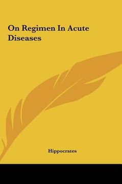 portada on regimen in acute diseases