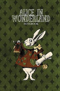 portada White Rabbit Notebook: Alice in Wonderland Inspired Notebook (en Inglés)