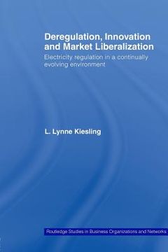 portada deregulation, innovation and market liberalization (en Inglés)