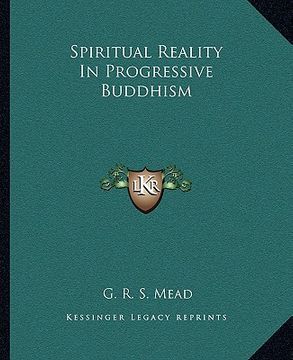 portada spiritual reality in progressive buddhism