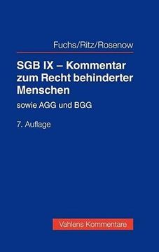 portada Sgb ix - Kommentar zum Recht Behinderter Menschen: Mit Erläuterungen zum agg und bgg (Vahlens Kommentare) (en Alemán)