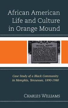 portada African American Life and Culture in Orange Mound: Case Study of a Black Community in Memphis, Tennessee, 1890-1980 (in English)