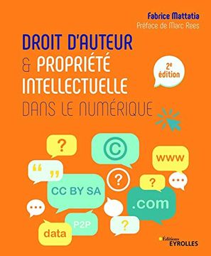 portada Droit D'Auteur et Propriété Intellectuelle Dans le Numérique: Préface de Marc Rees (en Francés)