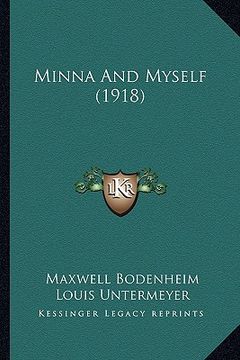 portada minna and myself (1918) (en Inglés)