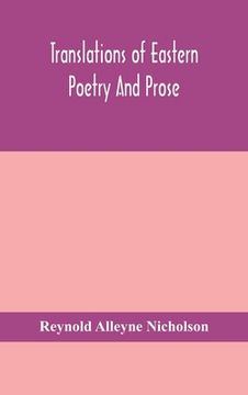 portada Translations of Eastern poetry and prose