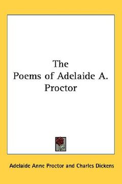 portada the poems of adelaide a. proctor (en Inglés)
