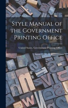 portada Style Manual of the Government Printing Office (en Inglés)