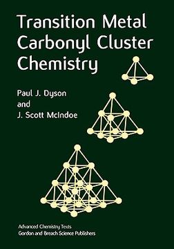 portada transition metal carbonyl cluster chemistry (en Inglés)