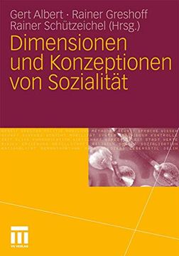 portada Dimensionen und Konzeptionen von Sozialität (en Alemán)