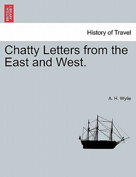 portada chatty letters from the east and west. (en Inglés)