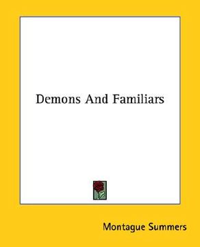 portada demons and familiars (en Inglés)
