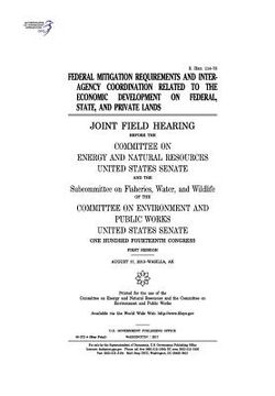 portada Federal mitigation requirements and interagency coordination related to the economic development on federal (in English)