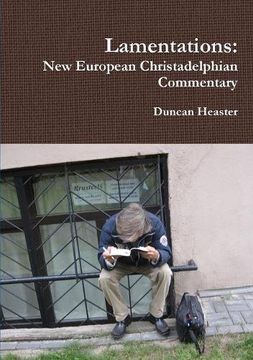 portada Lamentations: New European Christadelphian Commentary (en Inglés)