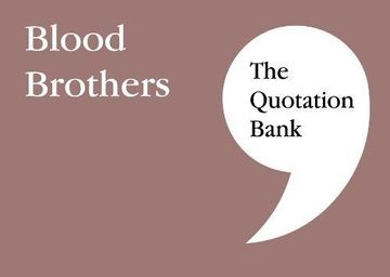 portada The Quotation Bank: Blood Brothers (en Inglés)