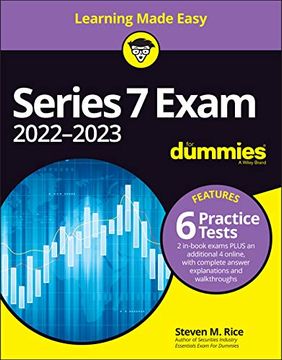portada Series 7 Exam 2022–2023 for Dummies With Online Practice Tests (For Dummies (Business & Personal Finance)) 