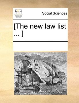 portada [the new law list ... ] (in English)