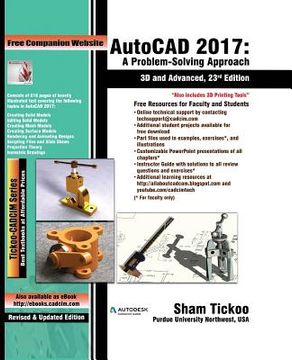 portada AutoCAD 2017: A Problem-Solving Approach, 3D and Advanced (in English)