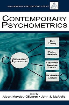 portada contemporary psychometrics: a festschrift for roderick p. mcdonald