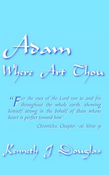 portada adam where art thou (en Inglés)
