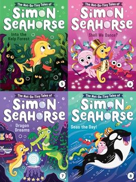 portada The Not-So-Tiny Tales of Simon Seahorse Collection #2 (Boxed Set): Into the Kelp Forest; Shell we Dance? Dragon Dreams; Seas the Day! (en Inglés)
