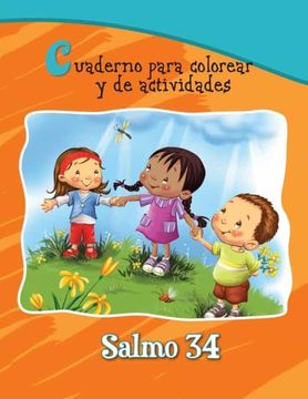 portada Salmo 34 - Cuaderno Para Colorear: La Bondad de Dios: 5 (Capítulos de la Biblia Para Niños) (in Spanish)
