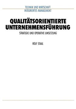 portada Qualitätsorientierte Unternehmensführung: Strategie und Operative Umsetzung (en Alemán)